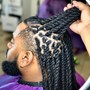 Palm roll Loc retwist