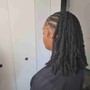 Small Boho Bob Knotless Braids