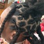 Traditional Loc Re-twist (half-head)