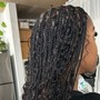 Boho braids (include curls)