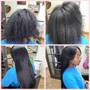 Steam Shampoo and Silk Press/Natural Style (no extensions)