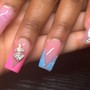 Short Acrylic Nails