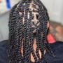 Box Braids (medium/ Large) Mid Back