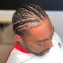 Cornrows/ Feed in Braids  ( up to 8 Braids )