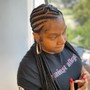 Medium knotless braids