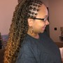 Crochet style braids