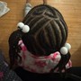 Kid's natural hair Braids (10 and under)