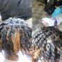 Kid Feed in braided ponytail