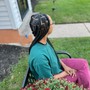 Large Knotless Box Braids