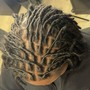 Loc Retwist with simple style