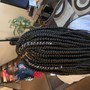 Knotless braids large