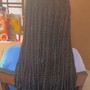 Knotless braids large