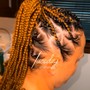 Boho Knotless Braids Med