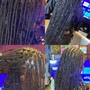 Meduim boho knotless braids