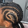 Kids/Teens Twin Stitch Braids (2 braids)