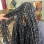 Smedium knotless Braids