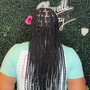 Knotless braids ( Medium )