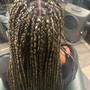 Medium knotless braids