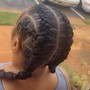 2 Feed In Braids