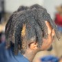 Man Bun loc re-attachments