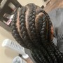 Kinky twist Braids style