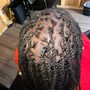 Micro/ Sister Locs Retie Maintenance( PLEASE READ DESCRIPTION)