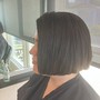 Permanent Straightening/Short Hair