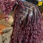 Small Boho Human Hair Knotless