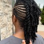 Two Strand Twist On Locs