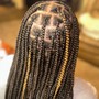 Small Knotless Senegalese Twists