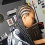 Children 6-7 Feed-in Braids + Hair Included