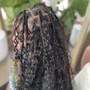 Jumbo Boho Knotless Braids (Boho Human Hair)