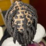 Knots (men box braids with natural hair)