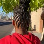 Goddess Feed In Braided Ponytail