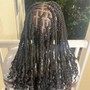 Boho Invisible Locs (Lower back length)