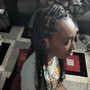 Medium Knotless Goddess Braids