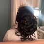 Updo/ half up half down