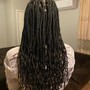 Boho knotless Braids