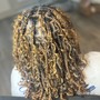 Medium knotless Braids