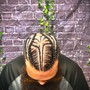 Men’s Individual Braids above shoulder