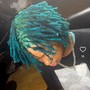 Loc retwist on short locs