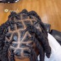 Loc retwist on short locs