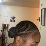 Stitch braid straight backs 20 braids or less