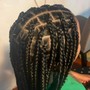 Braids Takedown, wash and blowout