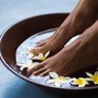 Foot massage and bath