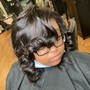 Sew In with pixie cut