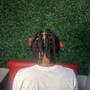 Loc Retwist & Two Strand Style (Shoulder to Midback)