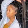 Large Knotless Braids