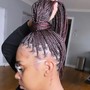 Large Knotless Braids