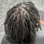 Invisible locs (natural hair)